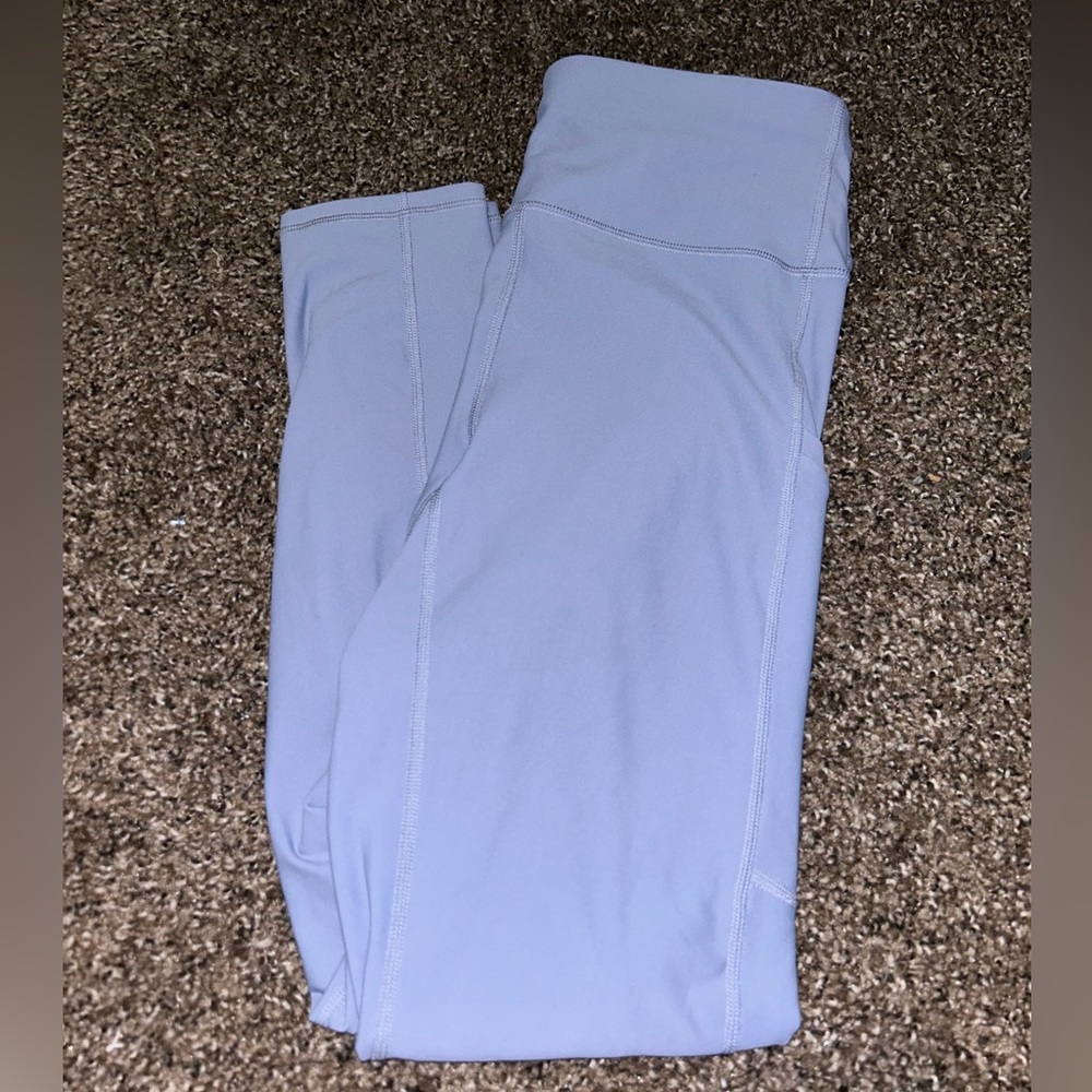 Light blue leggings